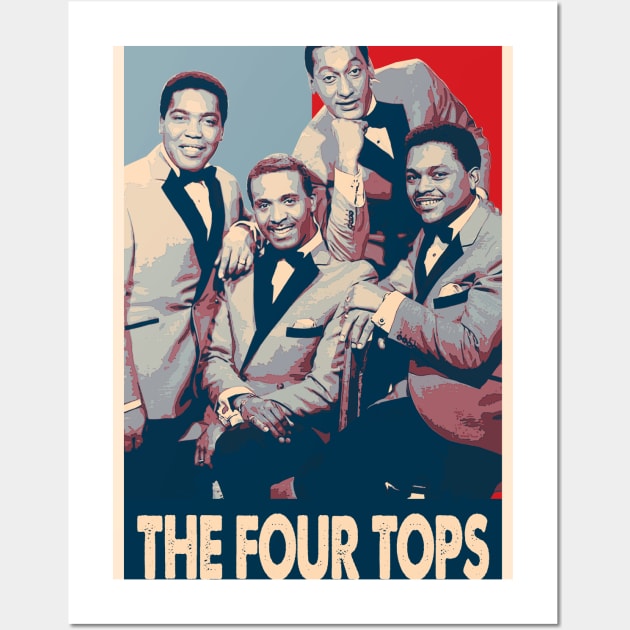 Soul Serenade Wrap Yourself in The Tops' Legendary Musical Legacy Wall Art by HOuseColorFULL